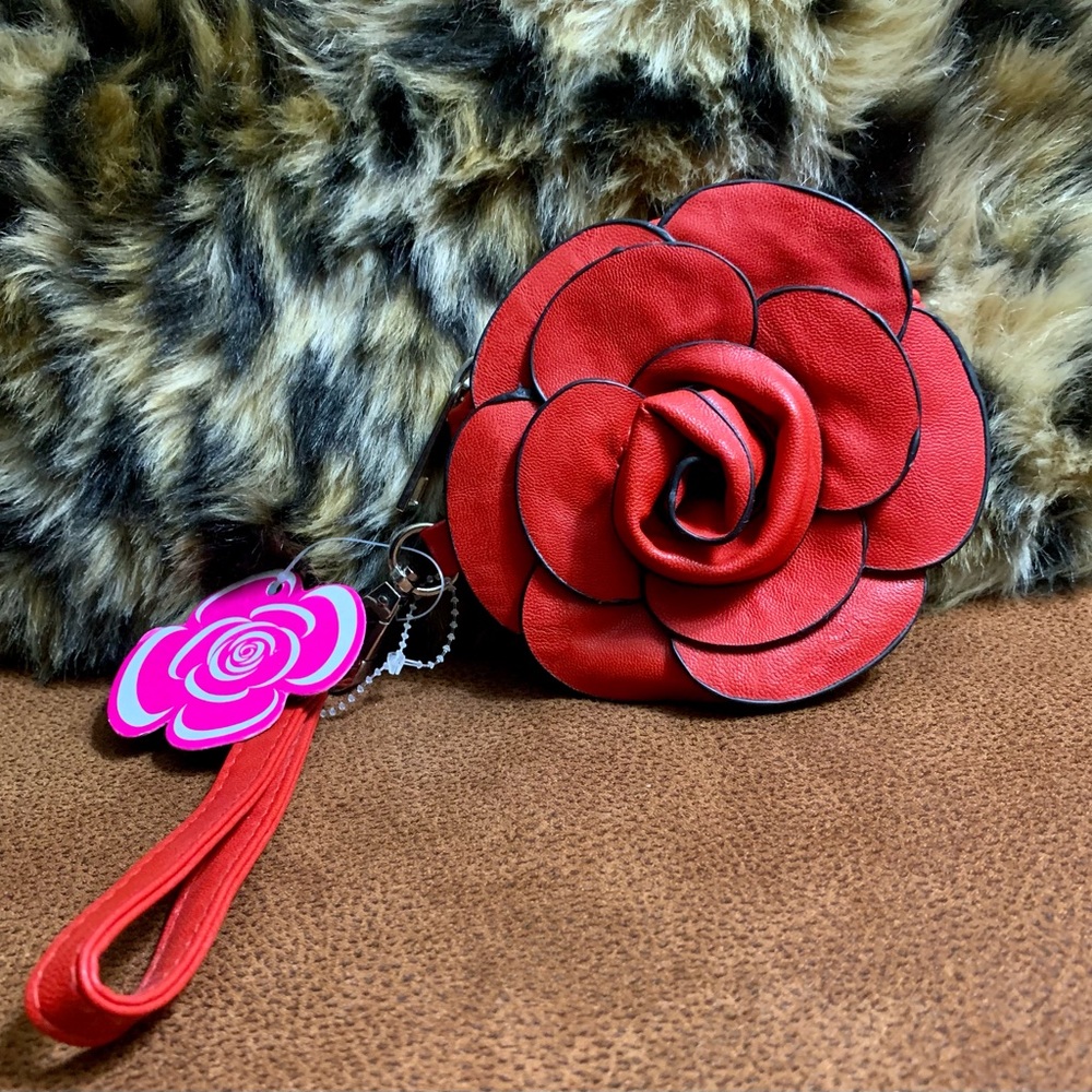 ♥️MONEDERO EN FORMA DE UNA FLOR♥️FREE EN BUNDLE 🎁#ROS